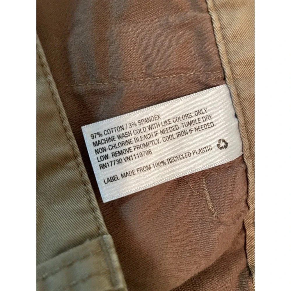 Men's Straight Fit Cargo Work Pants Goodfellow & Co Tan‎ 36x34